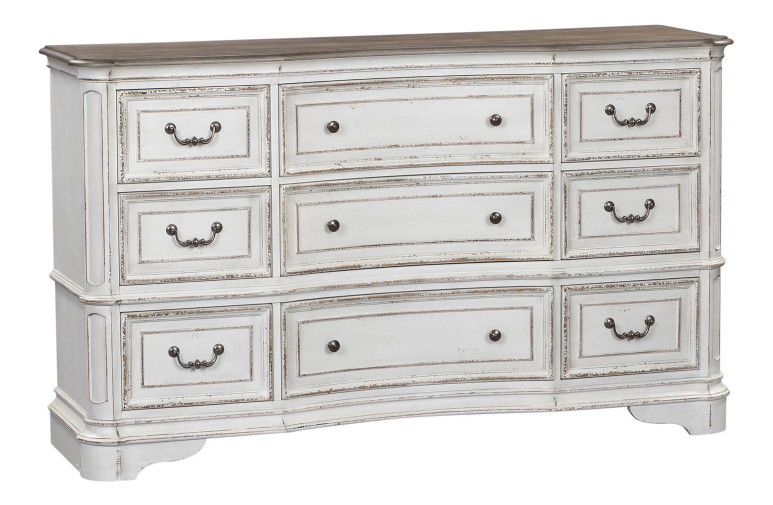 Magnolia Manor Wood Dresser w/9 Drawers