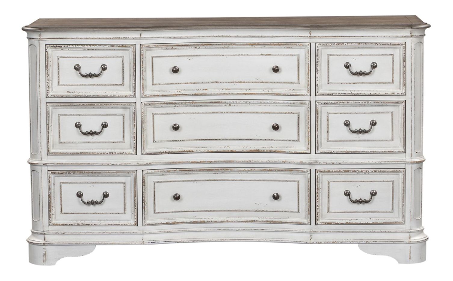 Magnolia Manor Wood Dresser w/9 Drawers