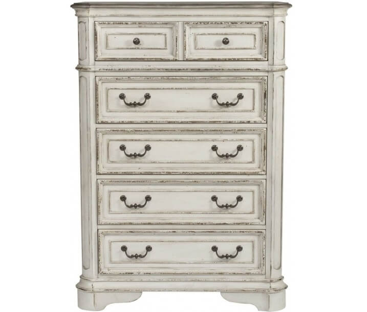 SM Magnolia Manor Fabric Upholstered Panel Bedroom Set