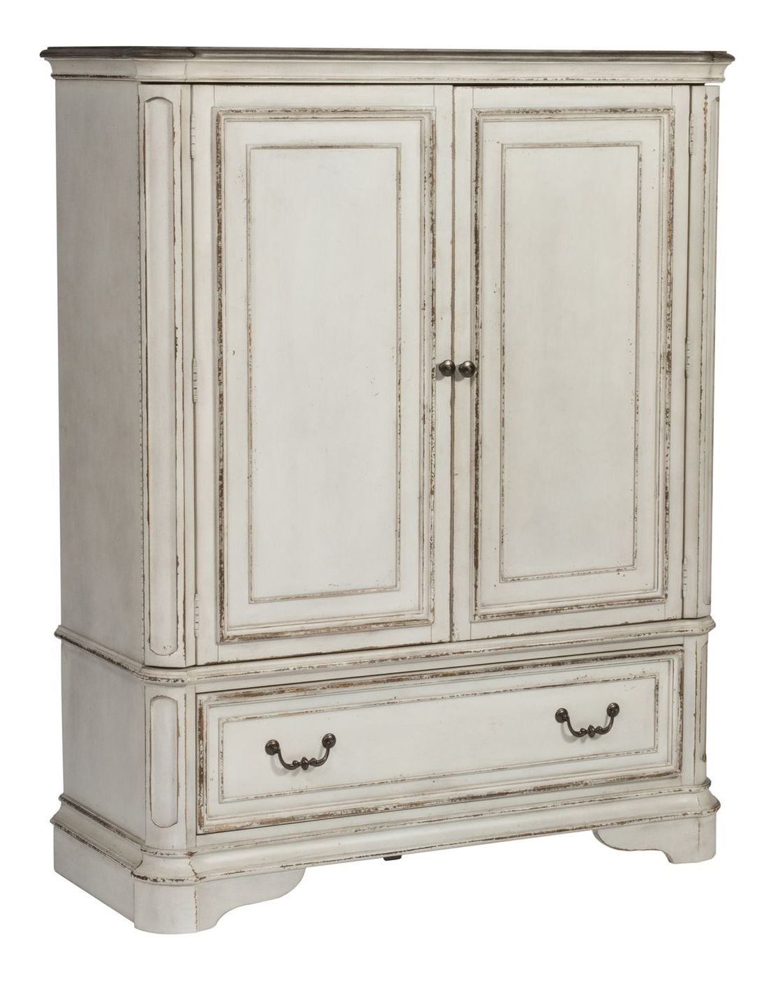 Magnolia Manor Antique White Panel Bedroom Set | Liberty