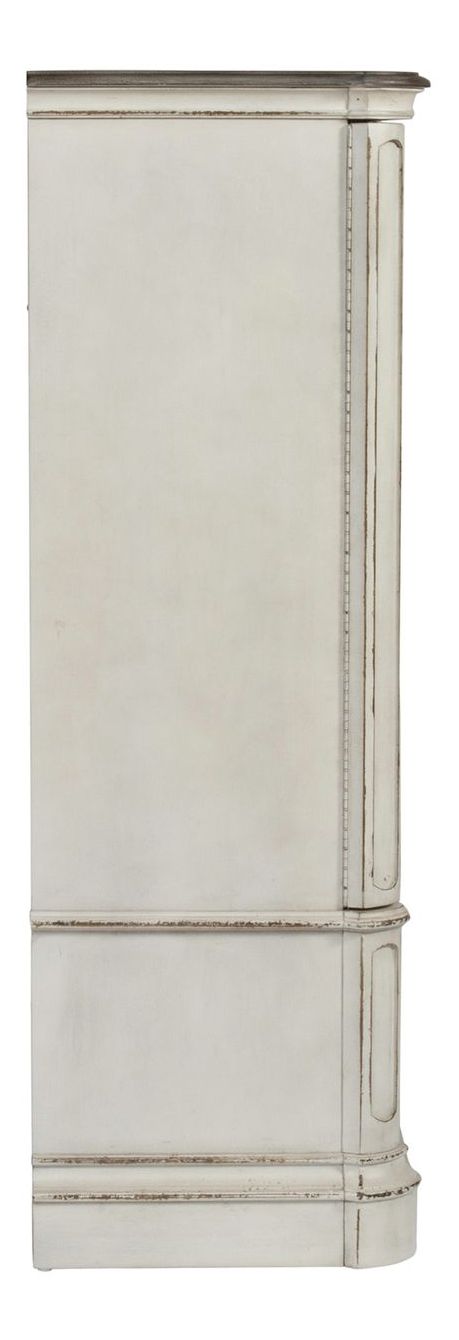 Magnolia Manor Antique White Upholstered Bedroom Set | Liberty