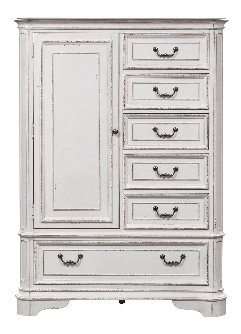 Magnolia Manor Antique White Panel Bedroom Set | Liberty