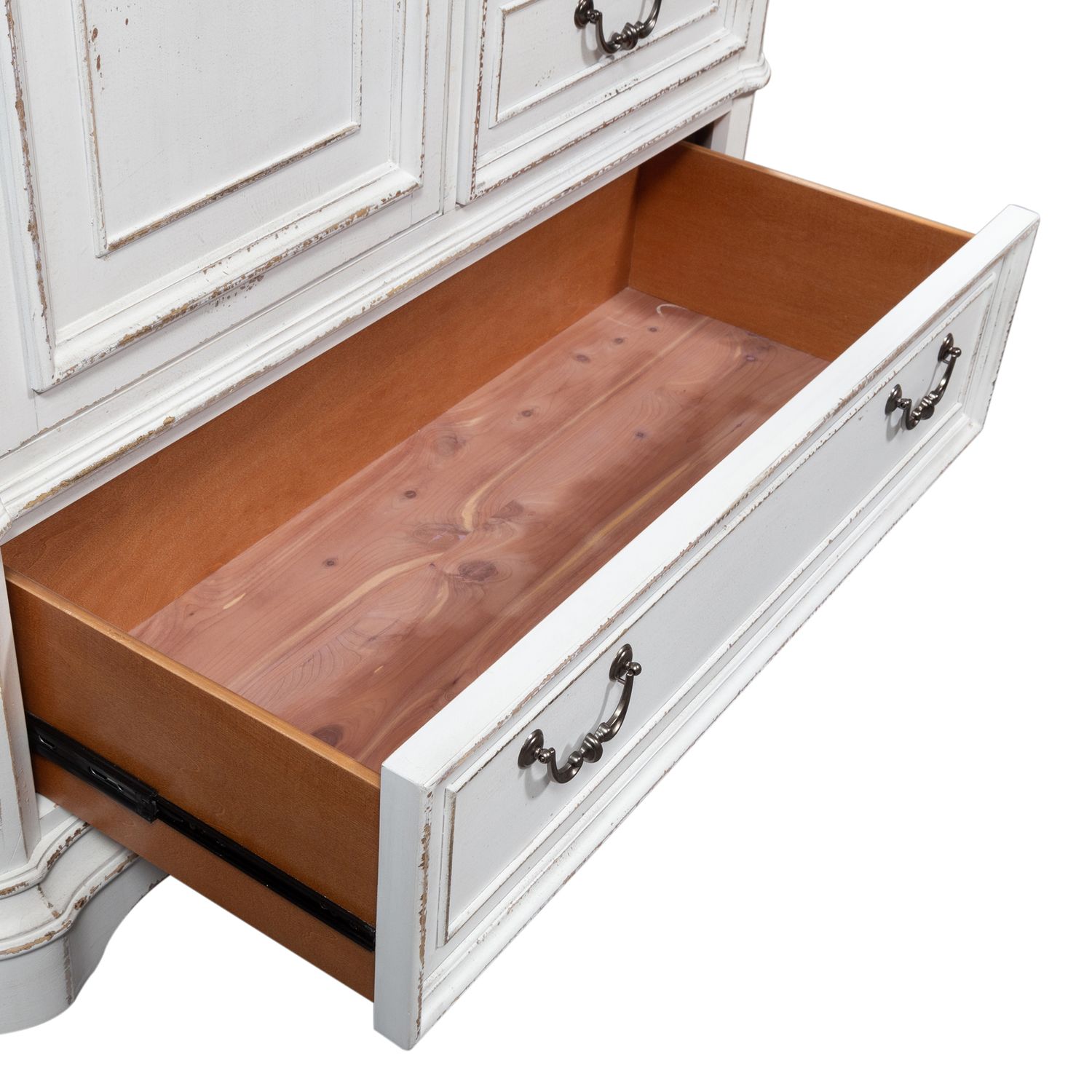 Magnolia Manor Antique White Panel Bedroom Set | Liberty