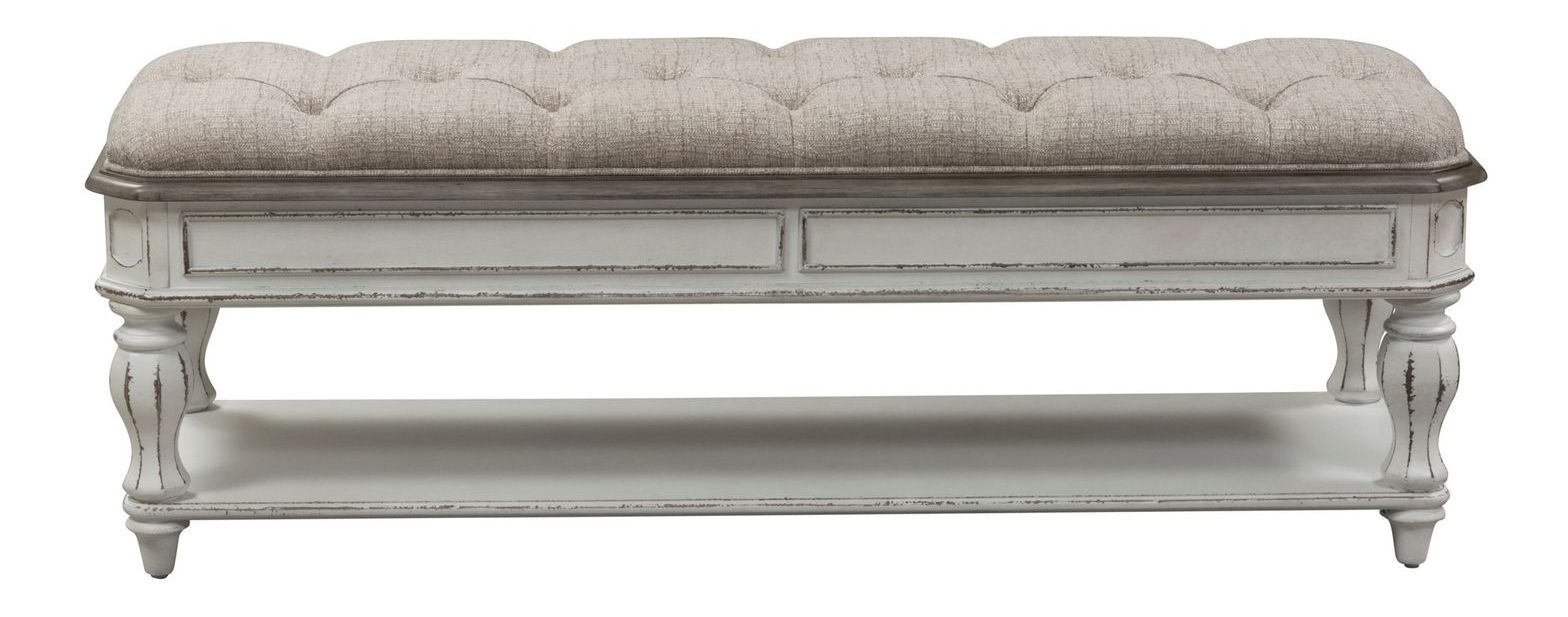 Magnolia Manor Antique White Panel Bedroom Set | Liberty