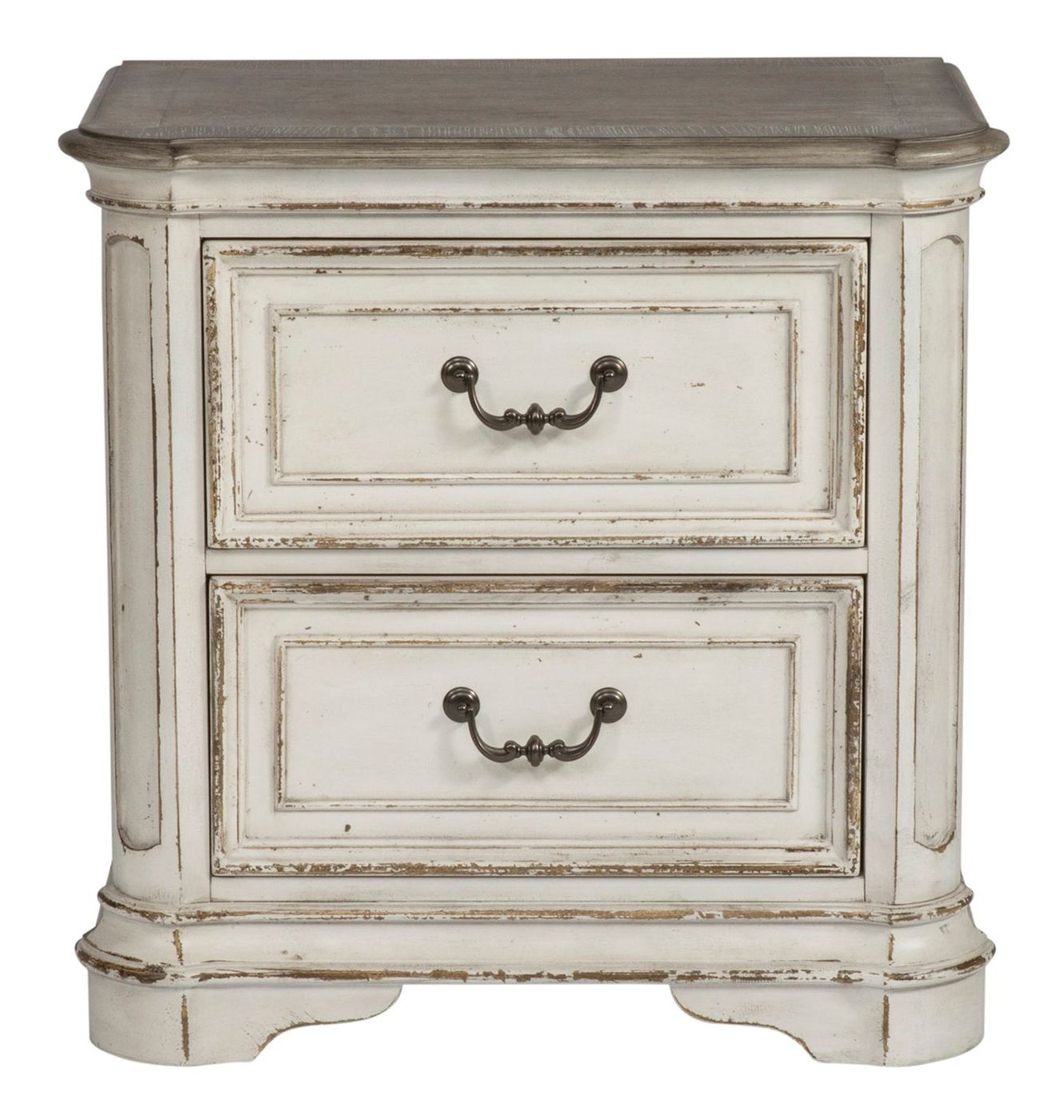 Magnolia Manor Antique White Panel Bedroom Set | Liberty