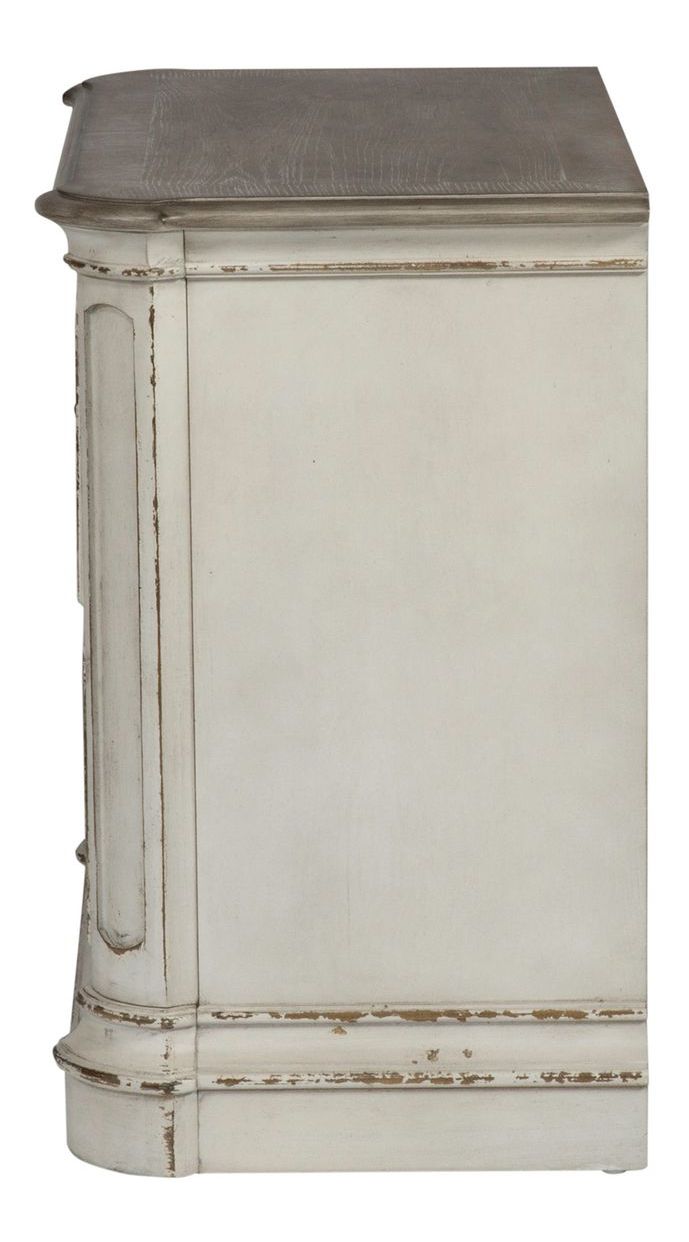 Magnolia Manor Wood  Night Stand w/2 Drawers