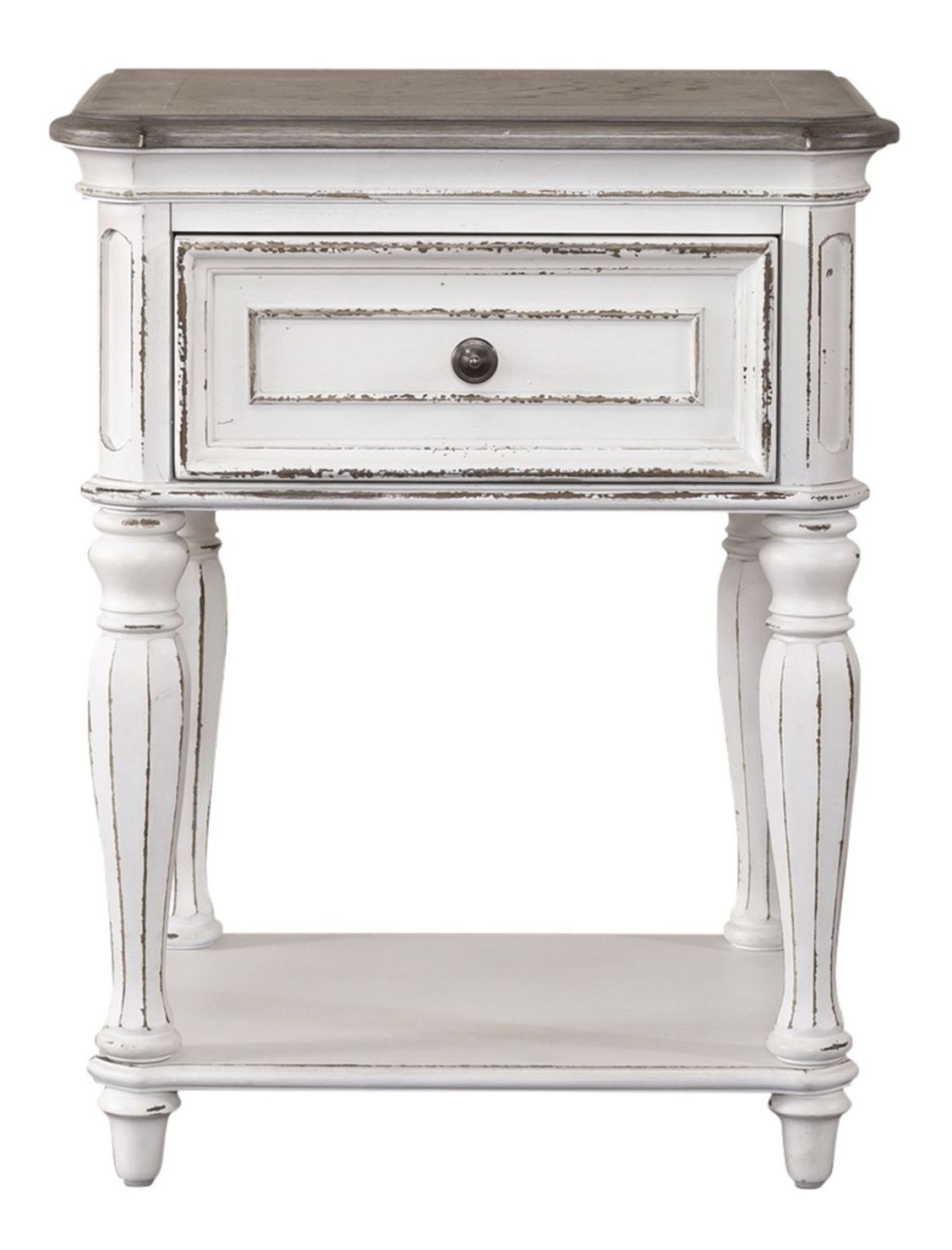 Magnolia Manor Antique White Panel Bedroom Set | Liberty