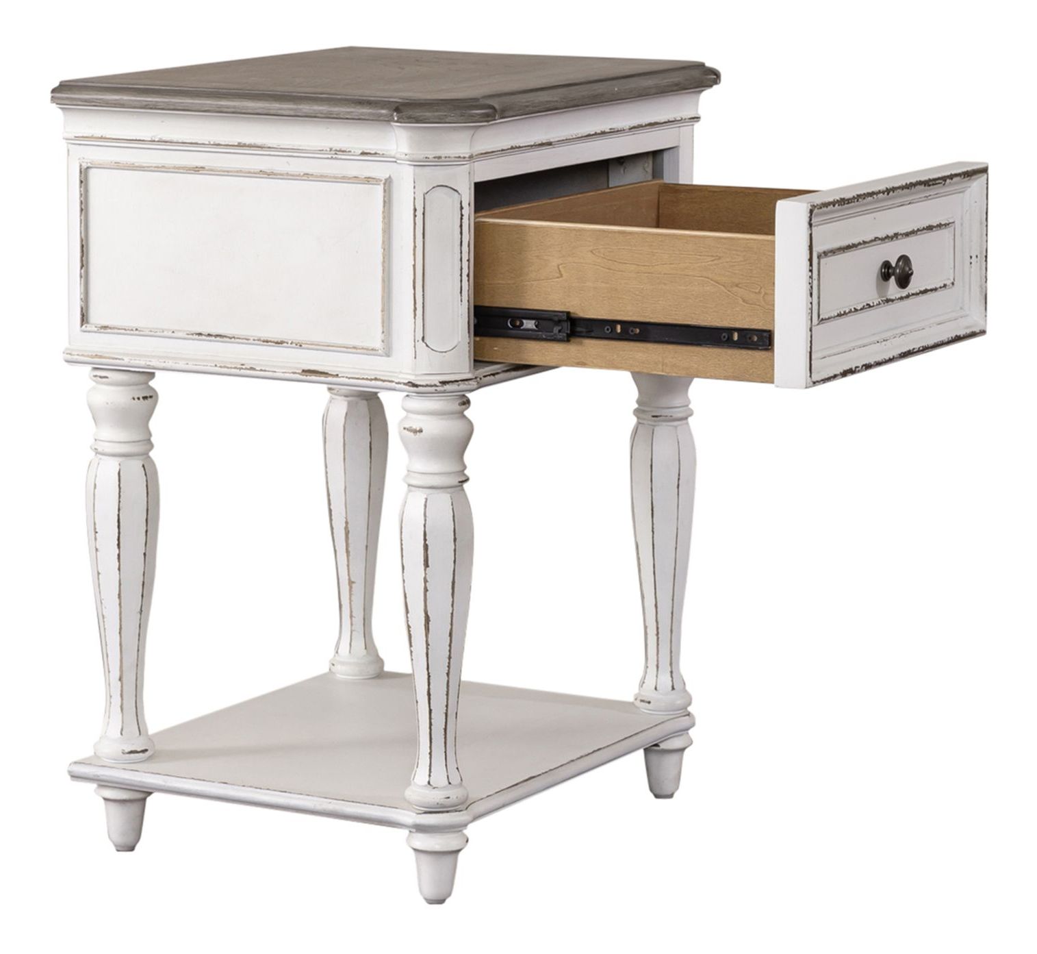 Magnolia Manor Wood Nightstand w/Drawer