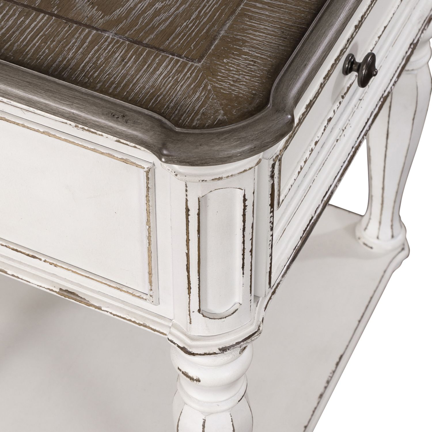 Magnolia Manor Antique White Panel Bedroom Set | Liberty