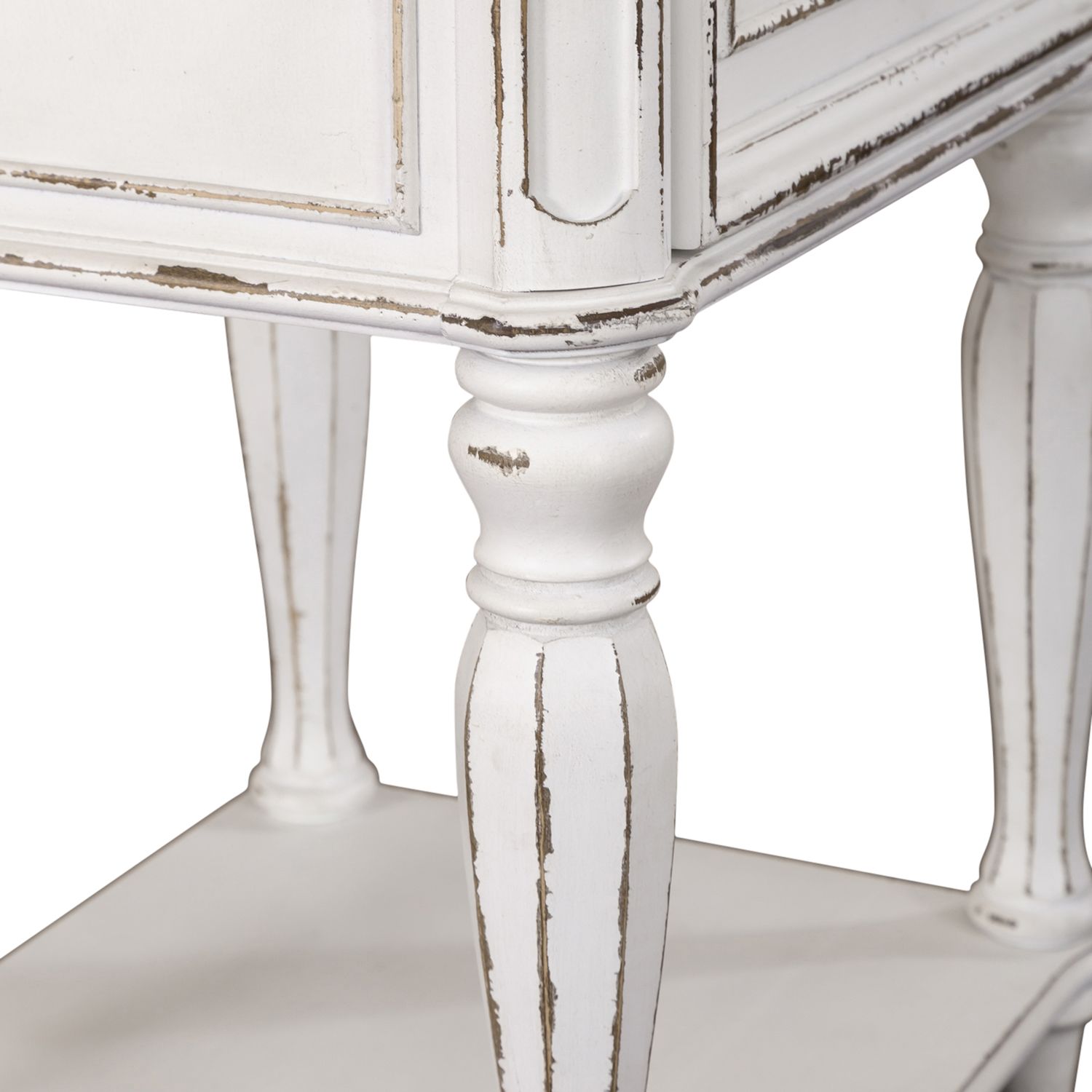 Magnolia Manor Antique White Panel Bedroom Set | Liberty
