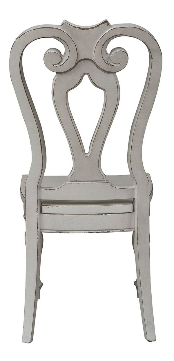 Magnolia Manor Oval Pedestal Dining Set | Antique White