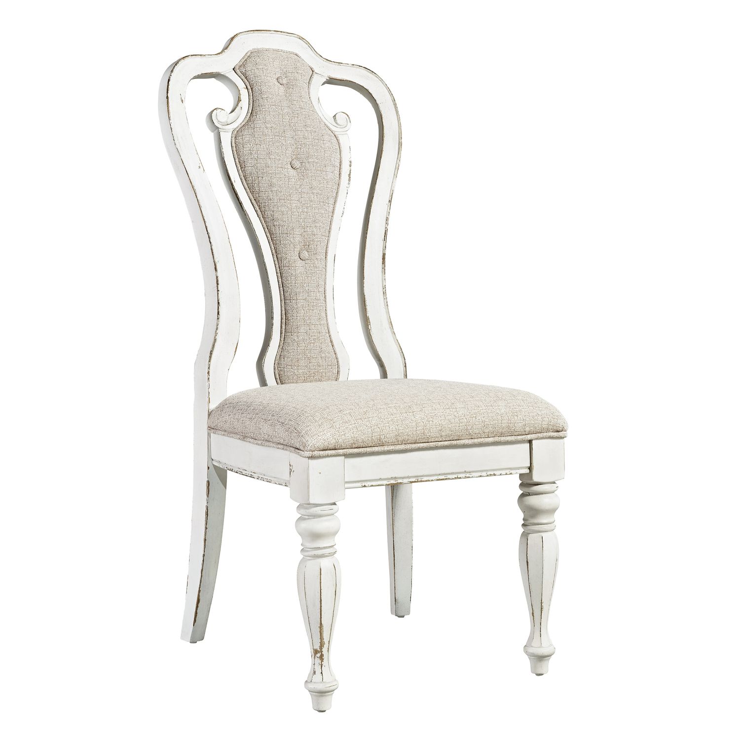 Magnolia Manor Oval Pedestal Dining Set | Antique White