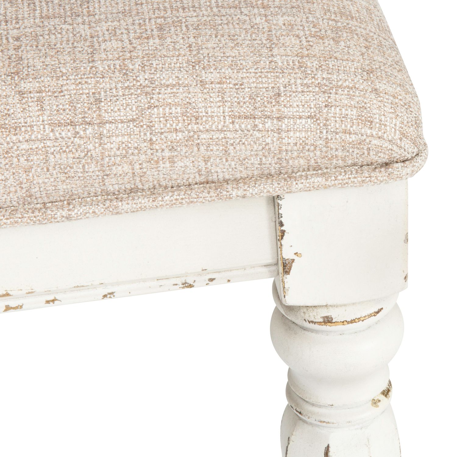 Magnolia Manor Extendable Dining Set | Antique White & Bark