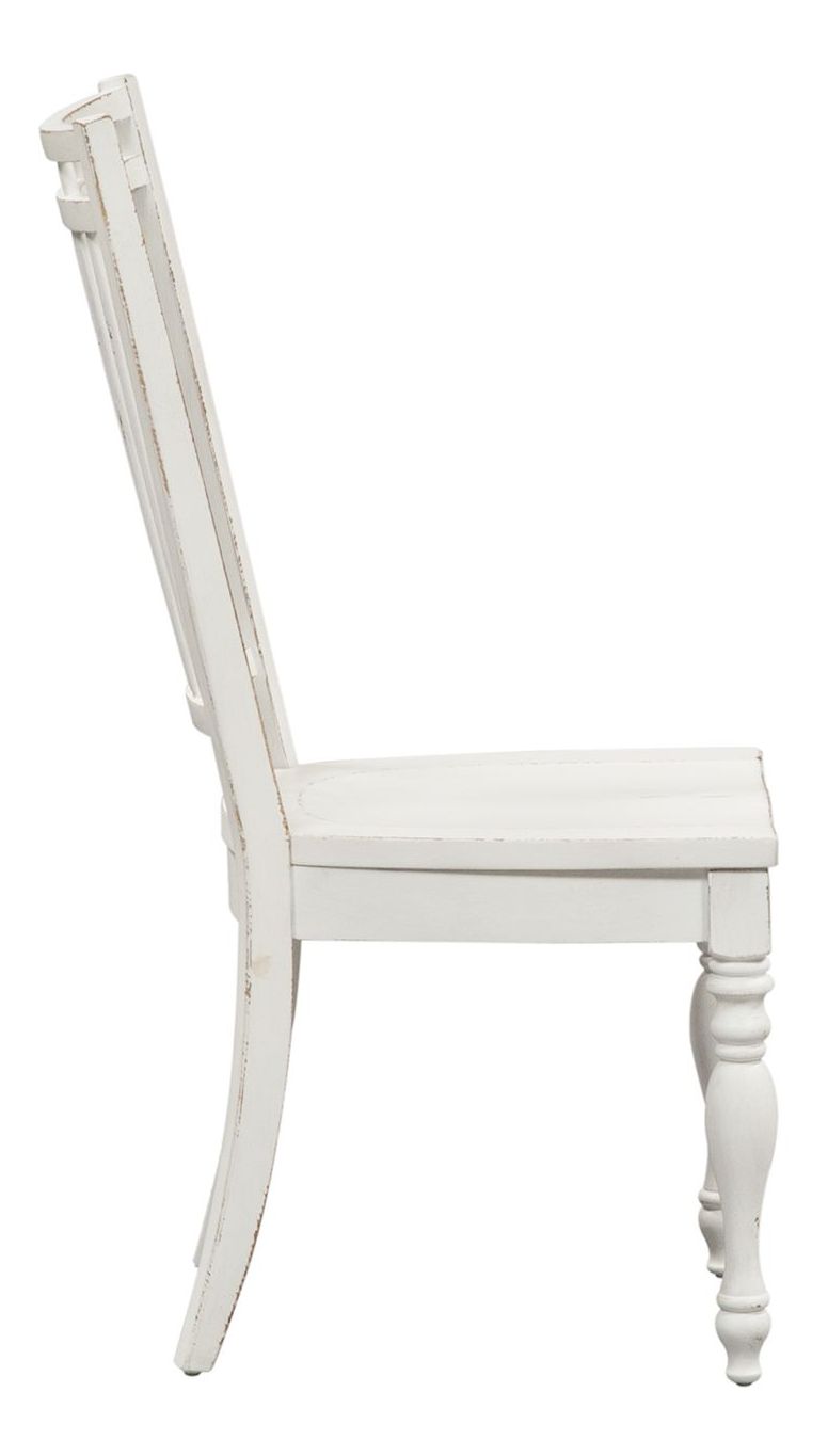 Magnolia Manor Oval Pedestal Dining Set | Antique White