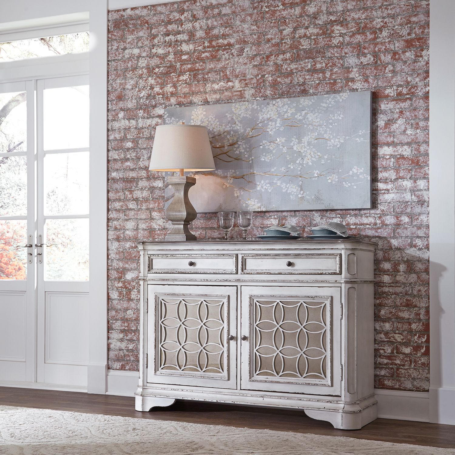 Magnolia Manor 90" Extendable Dining Set