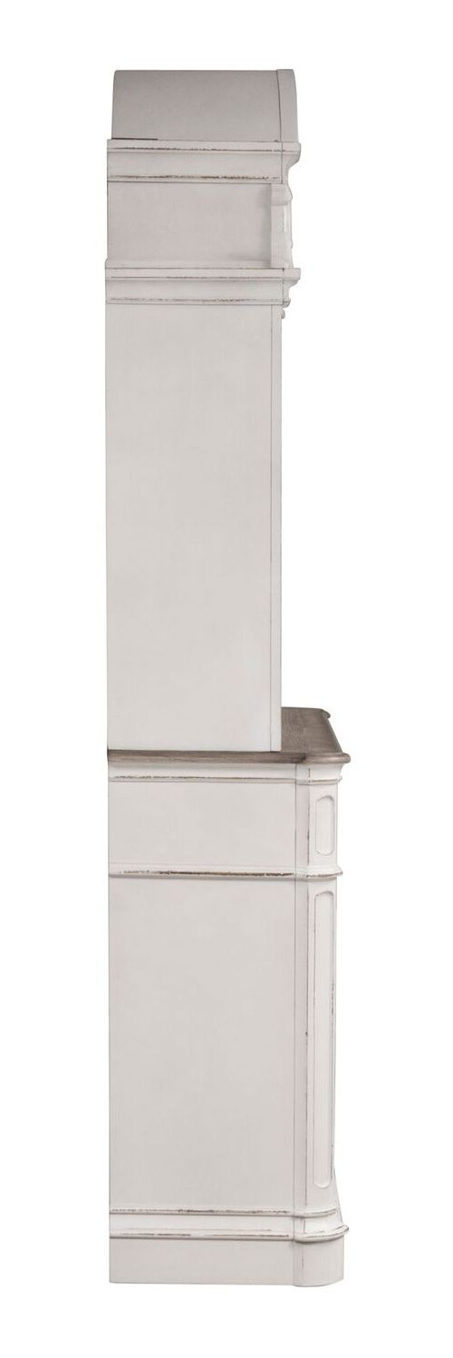Magnolia Manor 90" Extendable Dining Set | Antique White