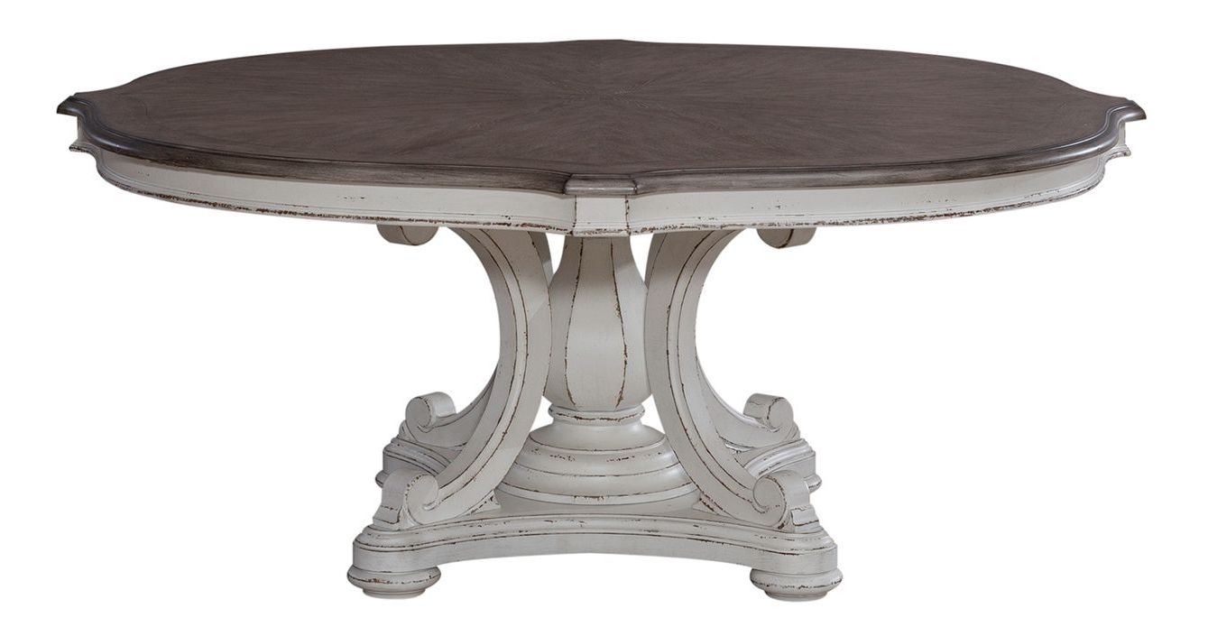Magnolia Manor Round Wood Dining Table