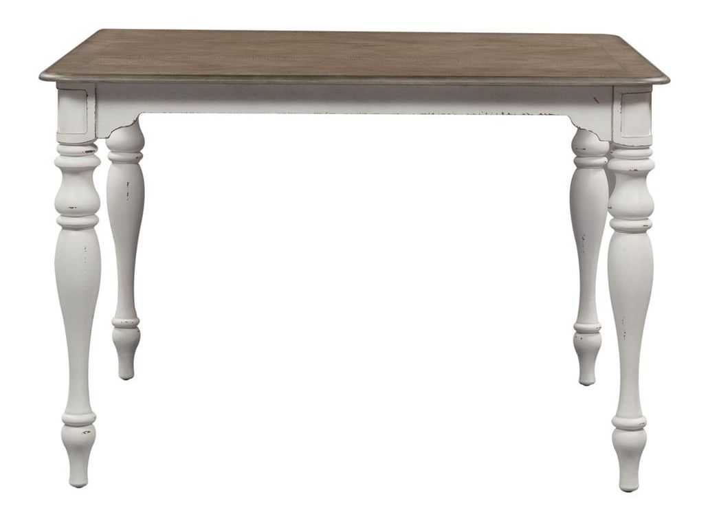 Magnolia Manor Square Wood Extendable Gathering Table