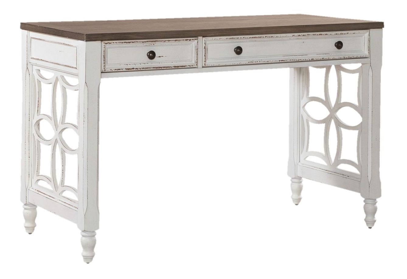 Magnolia Manor Antique White L-Shaped Desk Set | Liberty