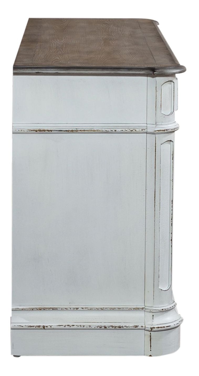 Magnolia Manor Wood Credenza w/5 Drawers