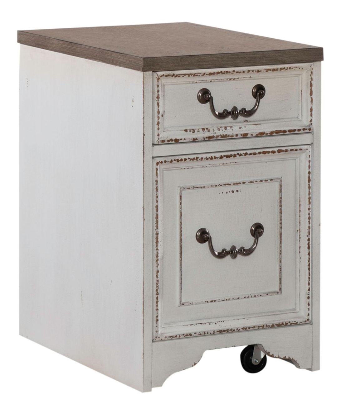 Magnolia Manor Antique White L-Shaped Desk Set | Liberty
