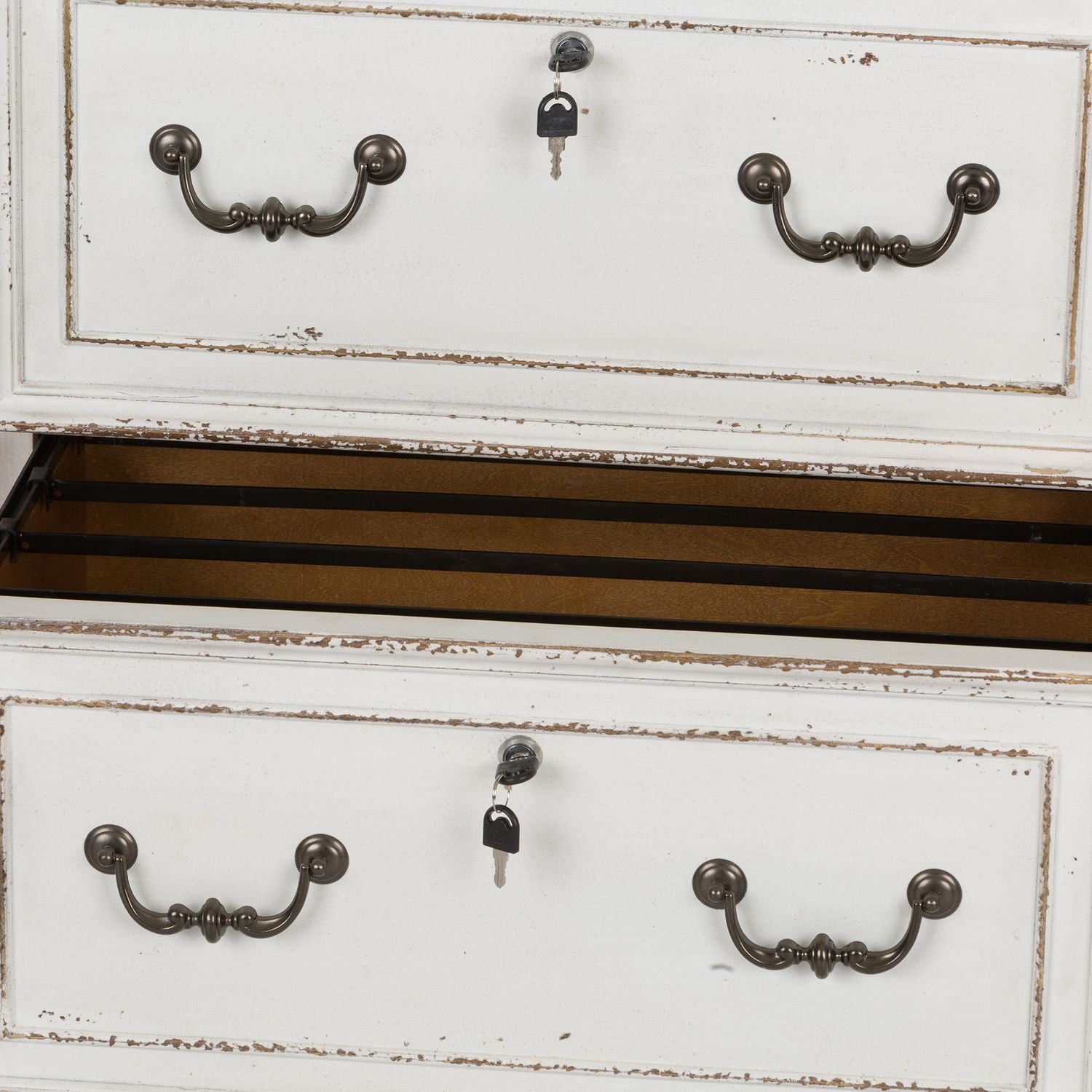 Magnolia Manor Wood 2-Drawer Jr Executive Media Lateral File Cabinet