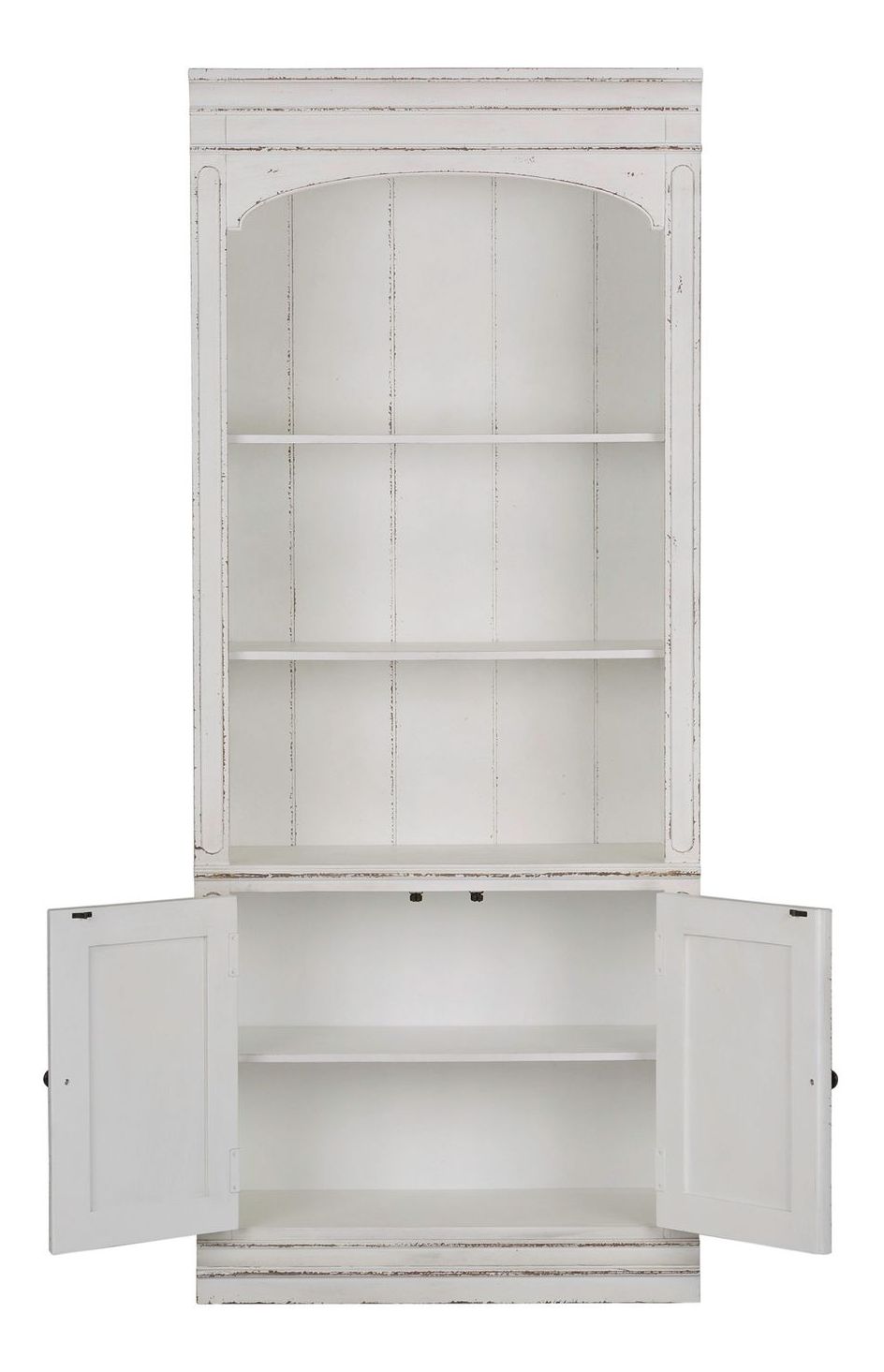 Magnolia Manor Wood Bunching Bookcase w/2 Doors