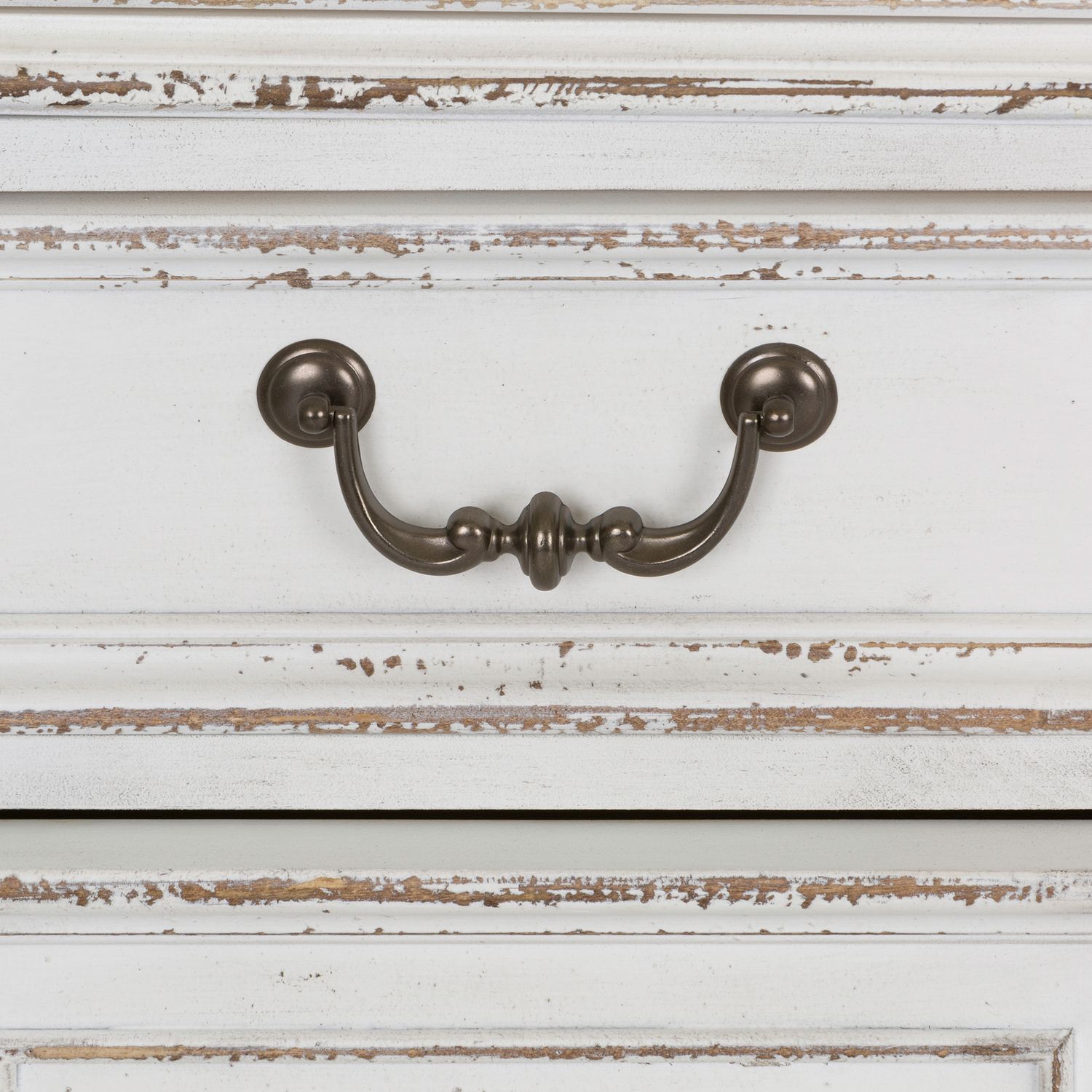 Magnolia Manor Antique White L-Shaped Desk Set | Liberty