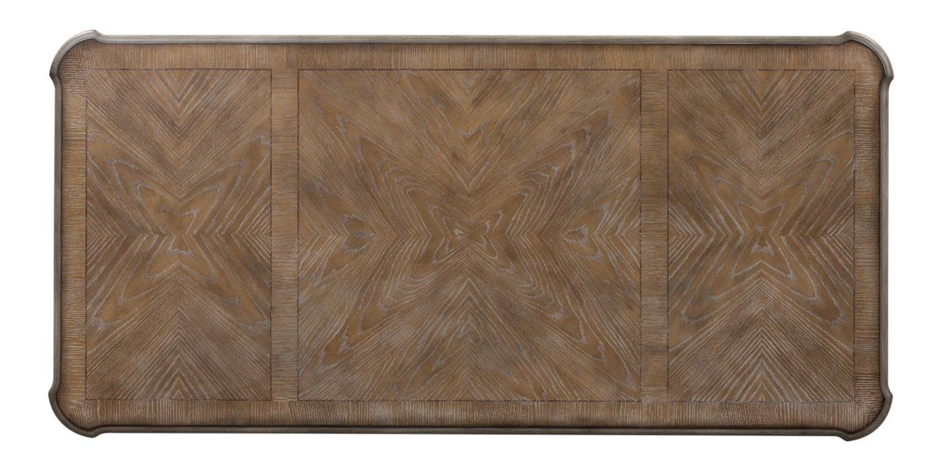 Magnolia Rectangular Wood Manor Desk w/7 Drawers