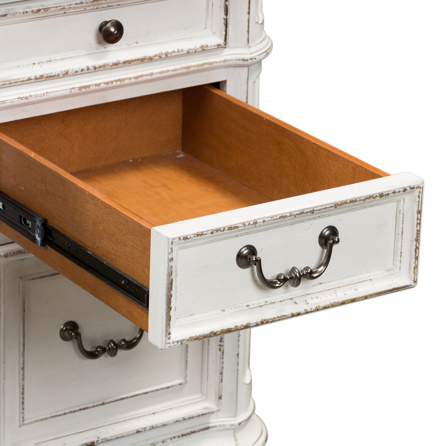 Magnolia Rectangular Wood Manor Desk w/7 Drawers