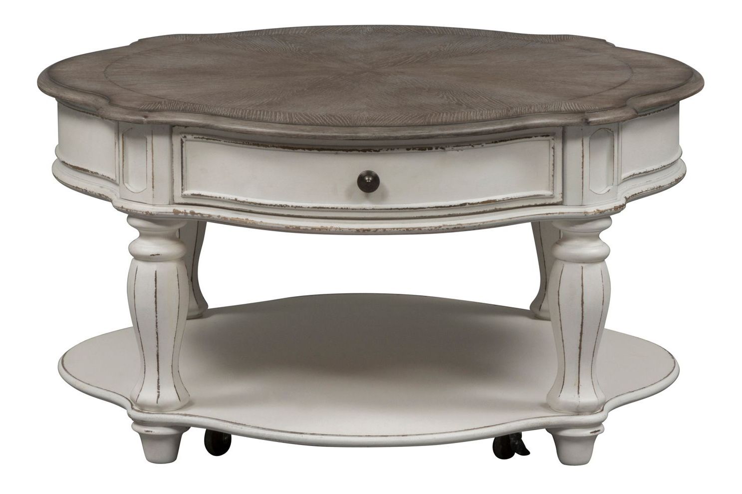 Magnolia Manor Round Cocktail Table Set | Liberty Furniture