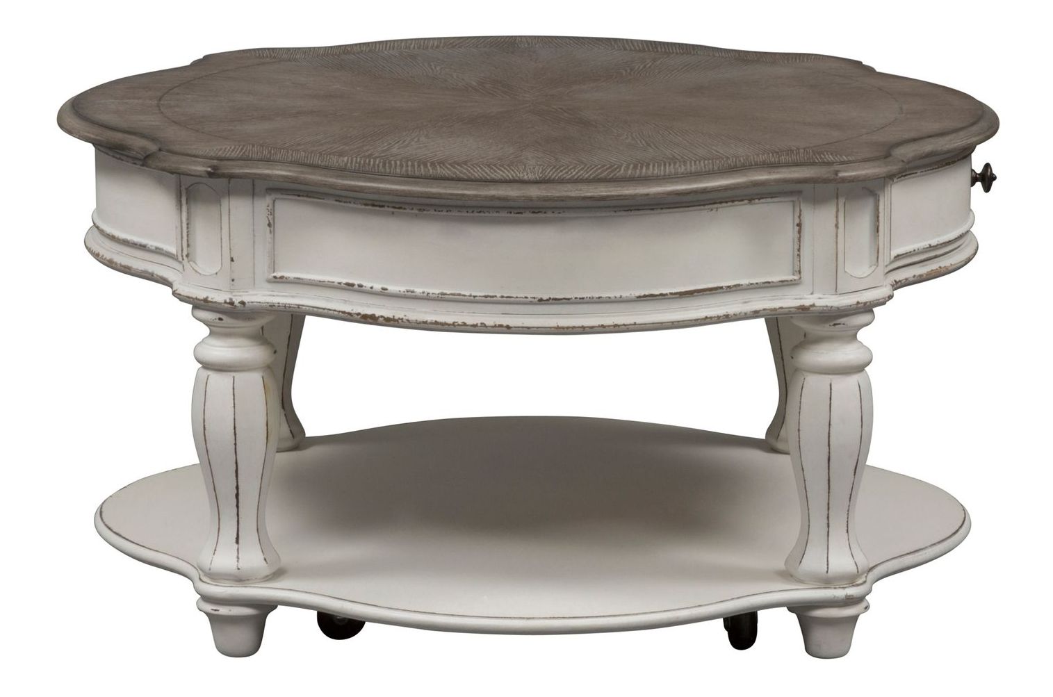 Magnolia Manor Round Cocktail Table Set | Liberty Furniture