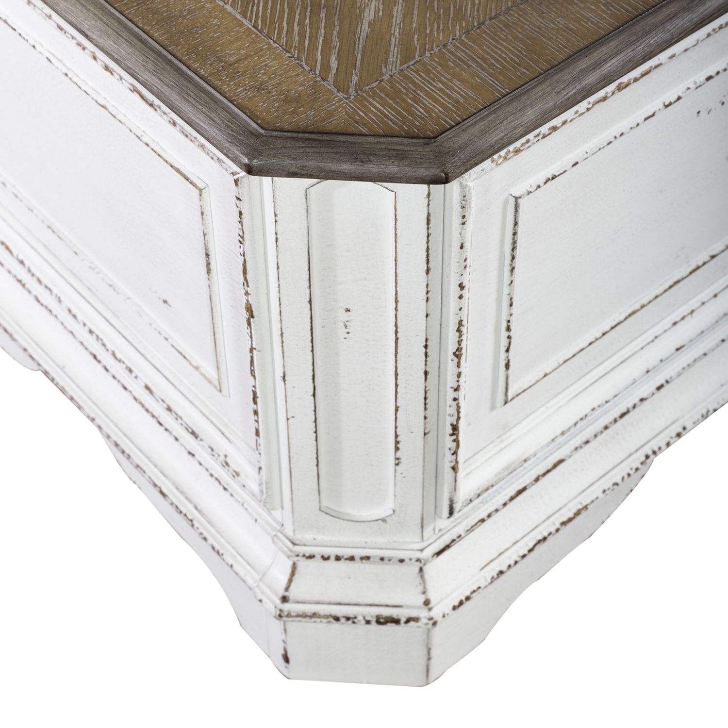 Magnolia Manor Antique White Cocktail Table Set | 3-Pc