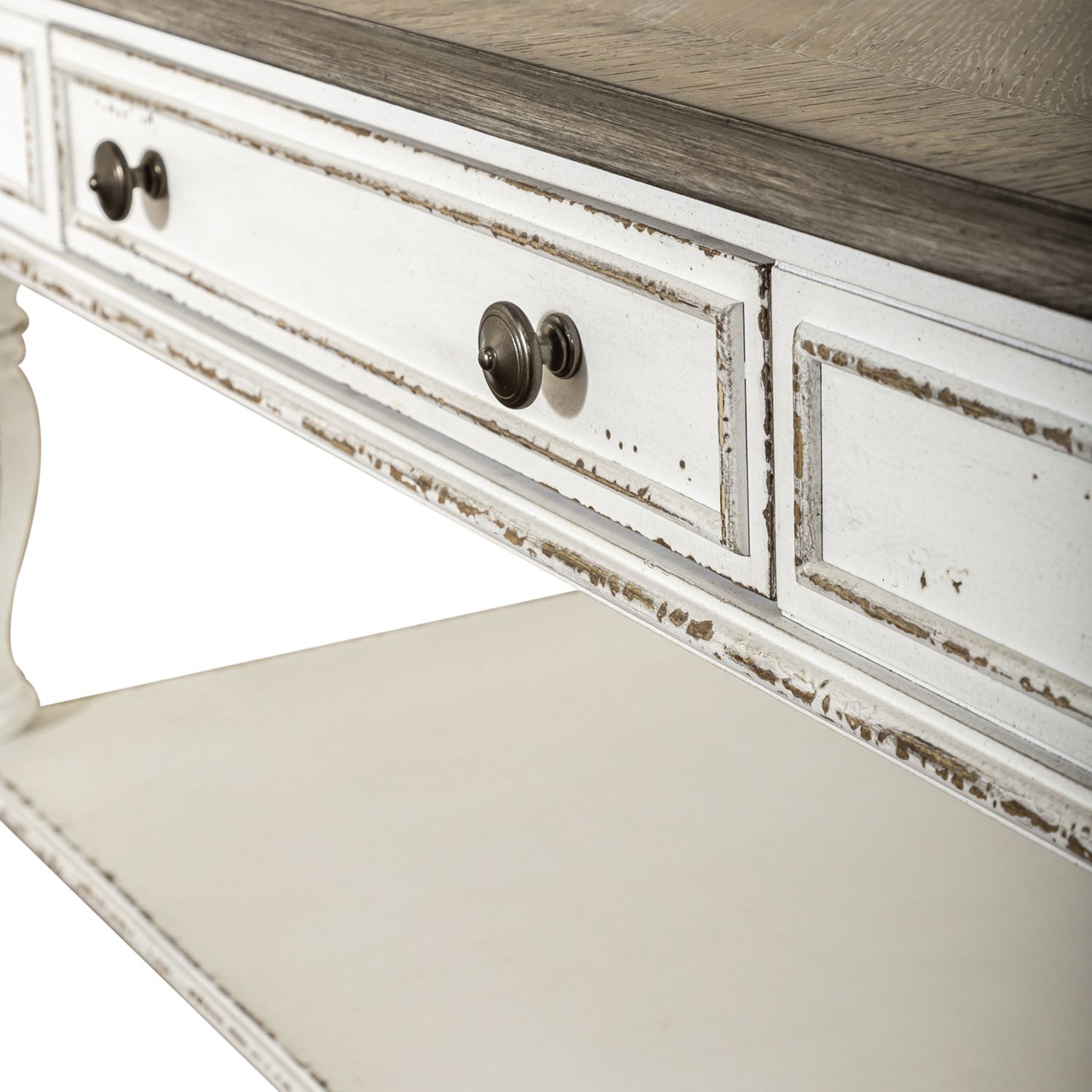 Magnolia Manor Oversized Square Cocktail Set | Antique White
