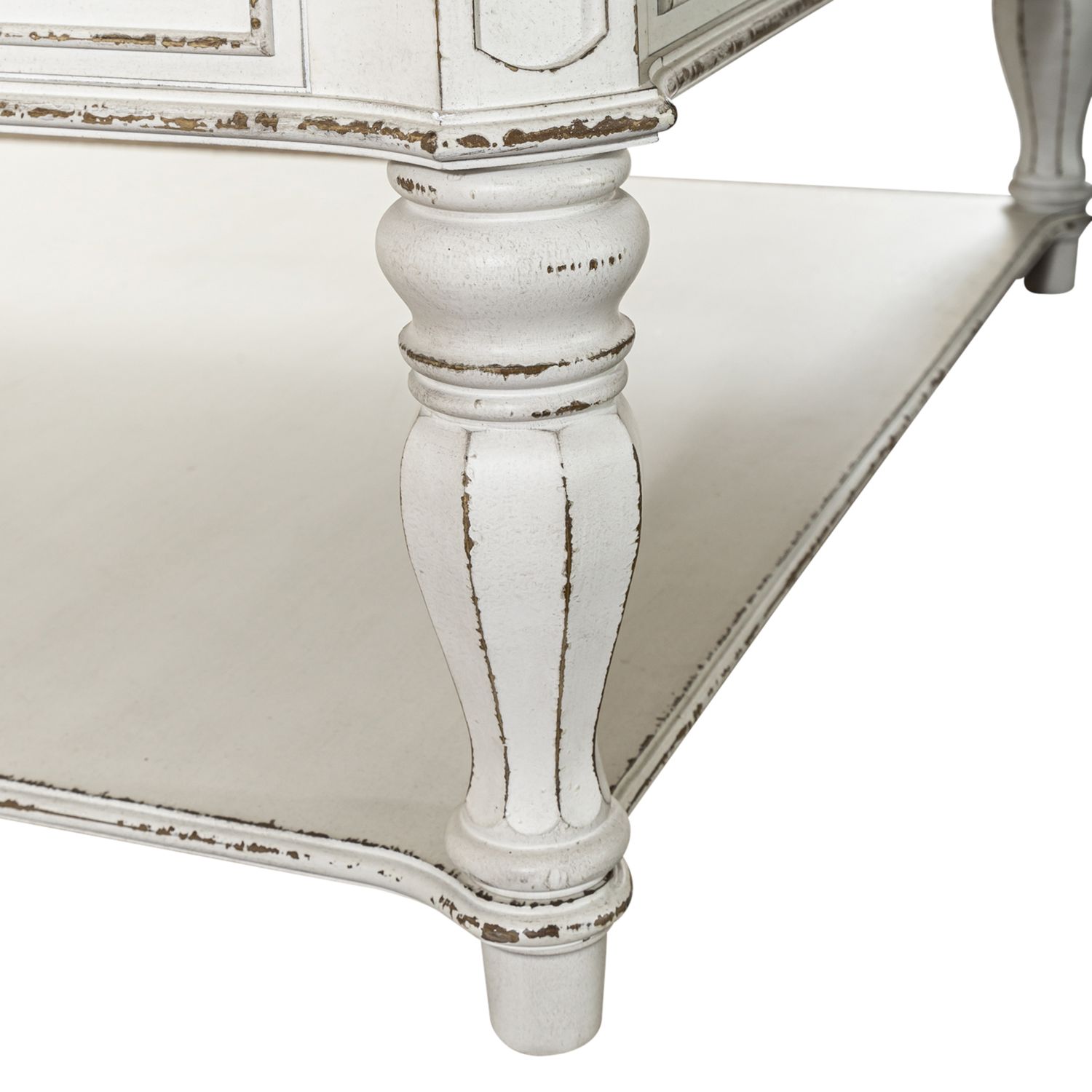 Magnolia Manor Oversized Square Cocktail Set | Antique White