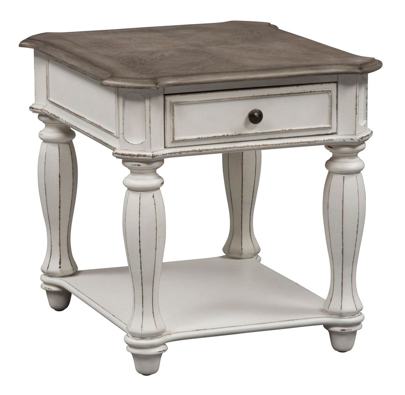 Magnolia Manor Antique White Cocktail Table Set | 3-Pc