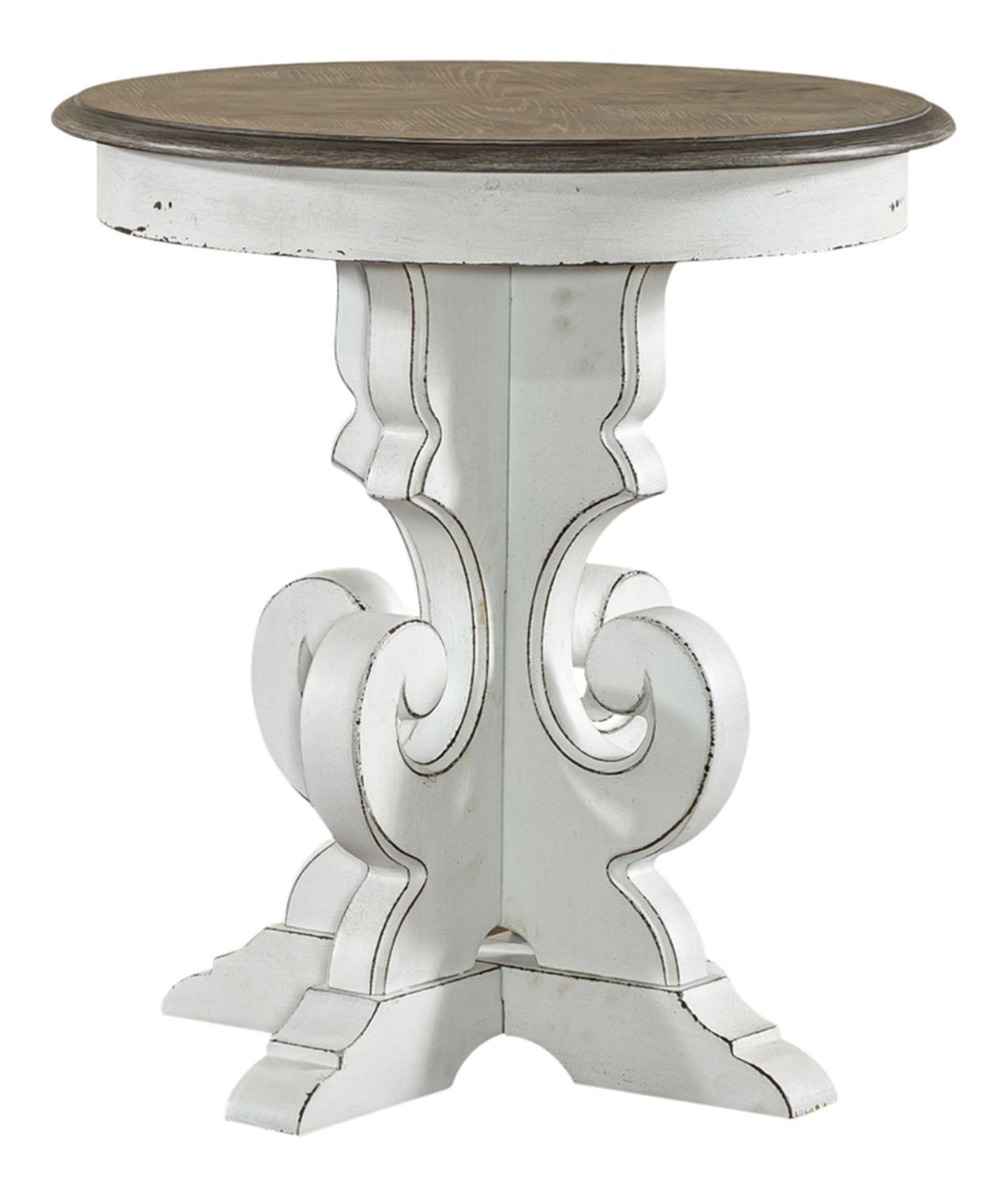 Magnolia Manor Round Wood End Table | Liberty Furniture