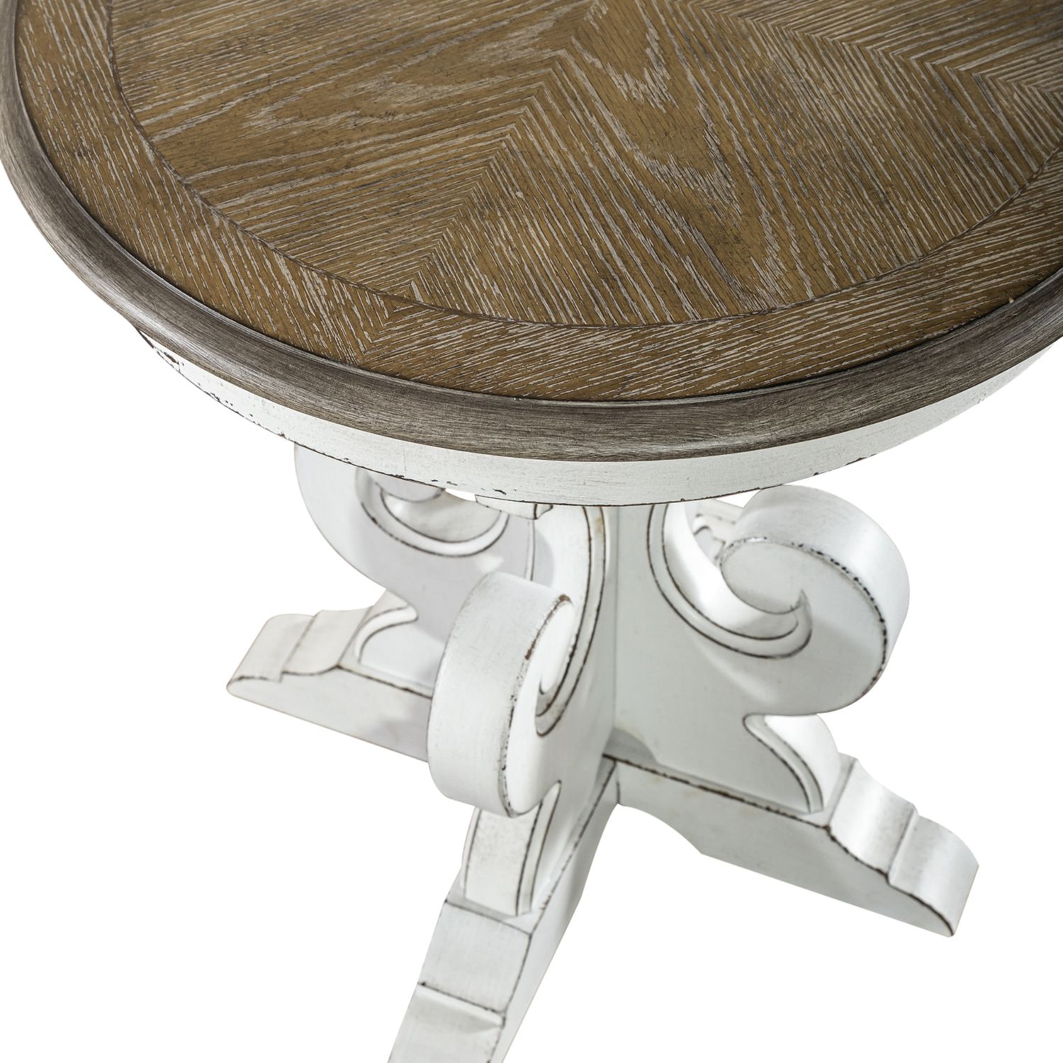 Magnolia Manor Oversized Square Cocktail Set | Antique White
