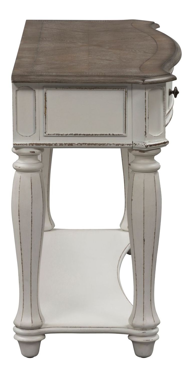 Magnolia Manor Round Cocktail Table Set | Antique White