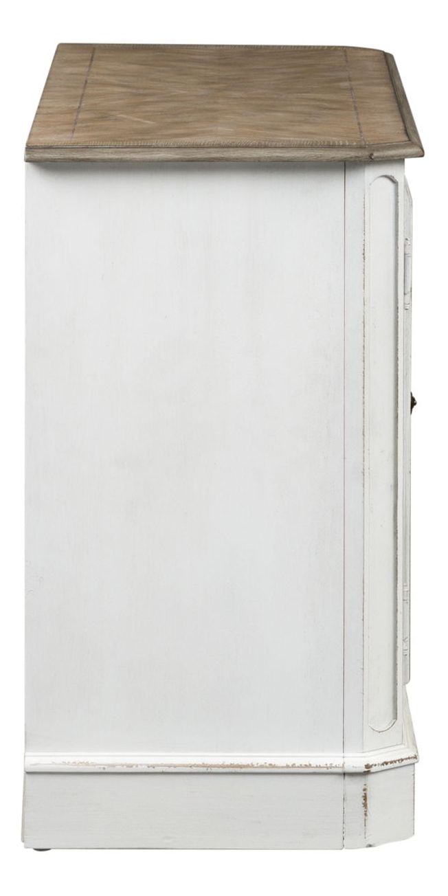 Magnolia Manor Oversized Square Cocktail Set | Antique White