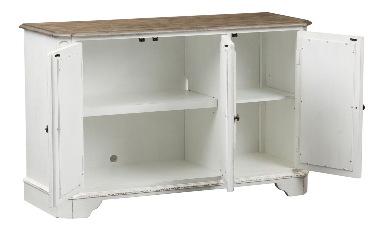 Magnolia Manor Antique White Cocktail Table Set | 3-Pc