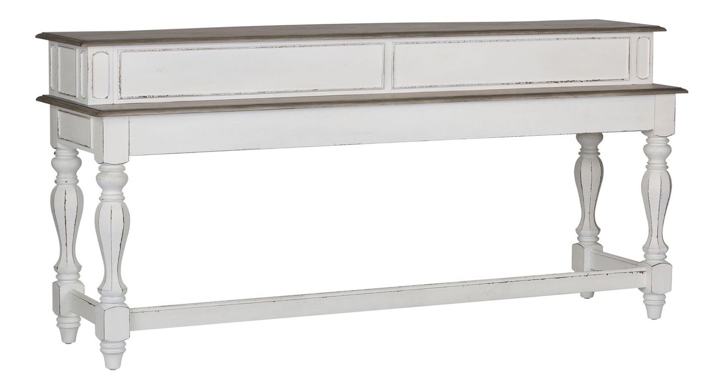 Magnolia Manor Rectangular Wood Console Bar Set