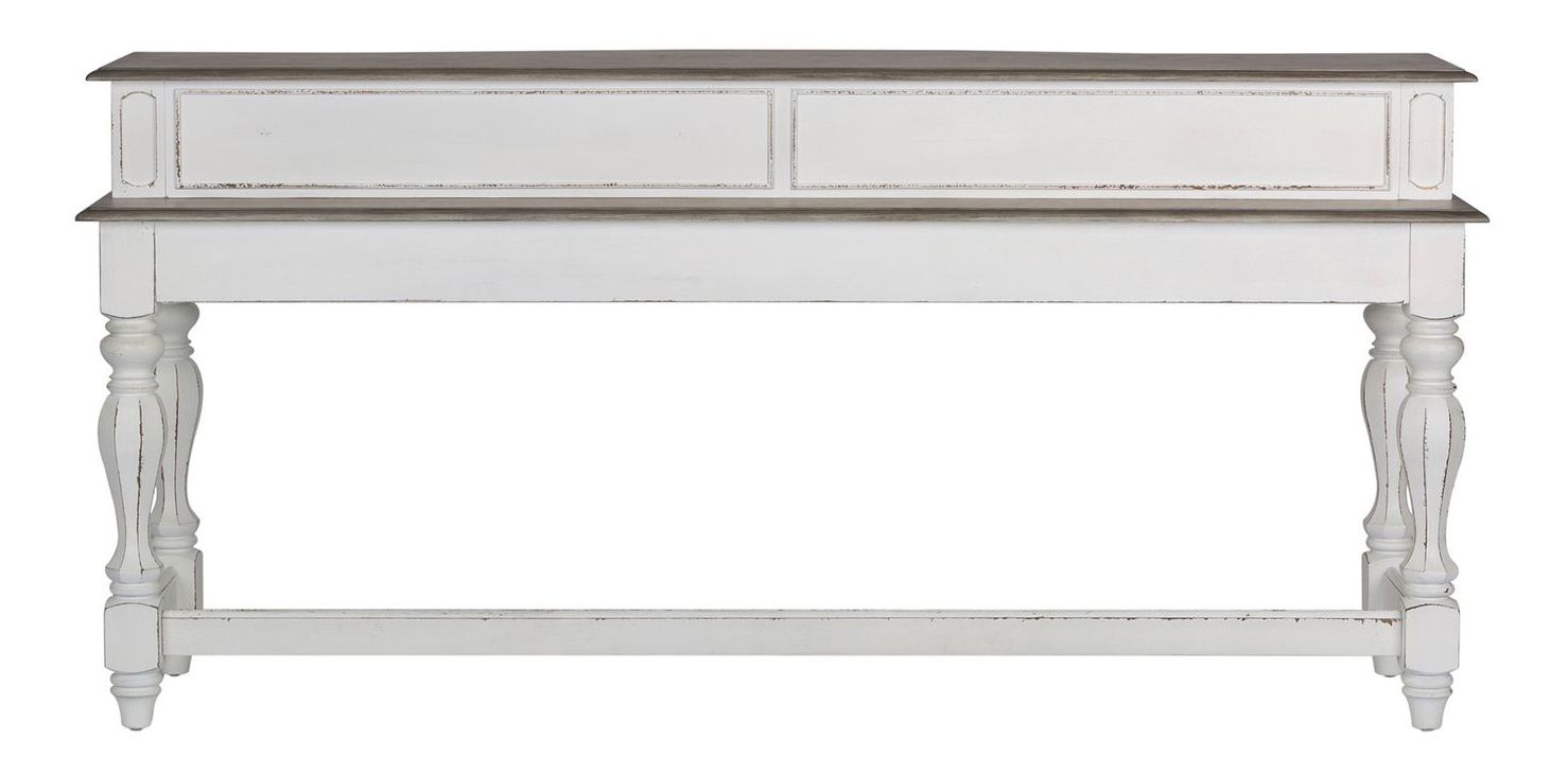 Magnolia Manor Rectangular Wood Console Bar Table