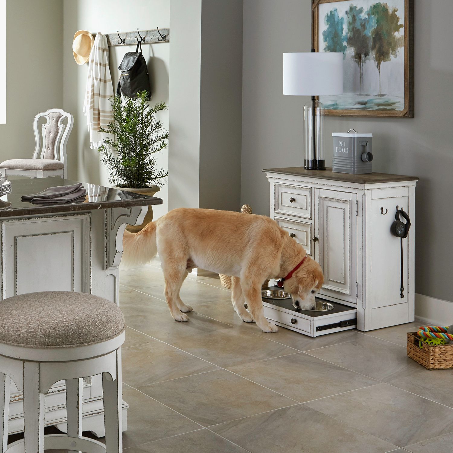 Magnolia Manor 90" Extendable Dining Set