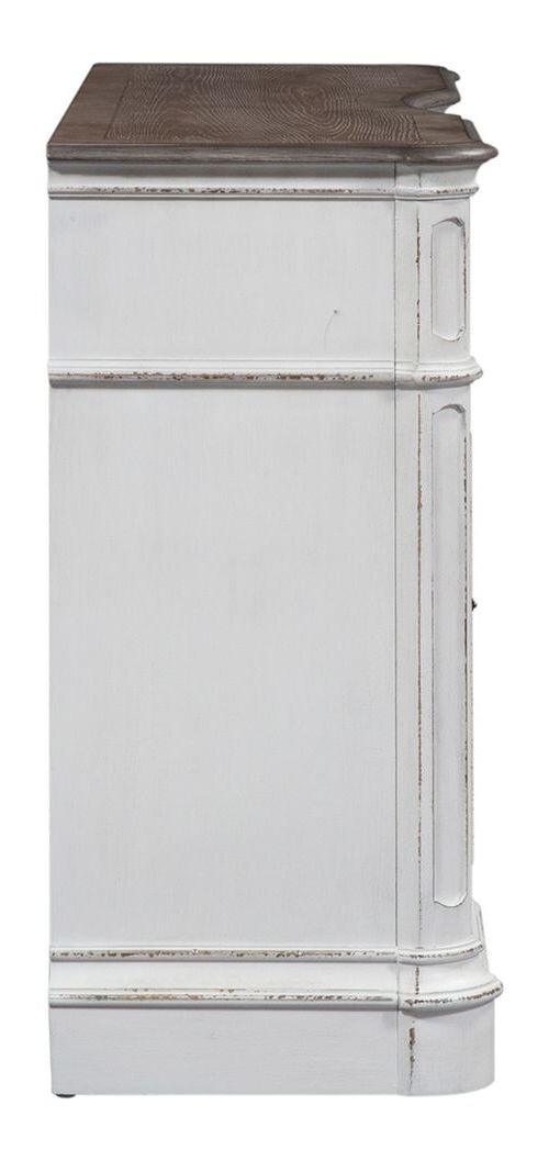 Magnolia Manor 90" Extendable Dining Set | Antique White