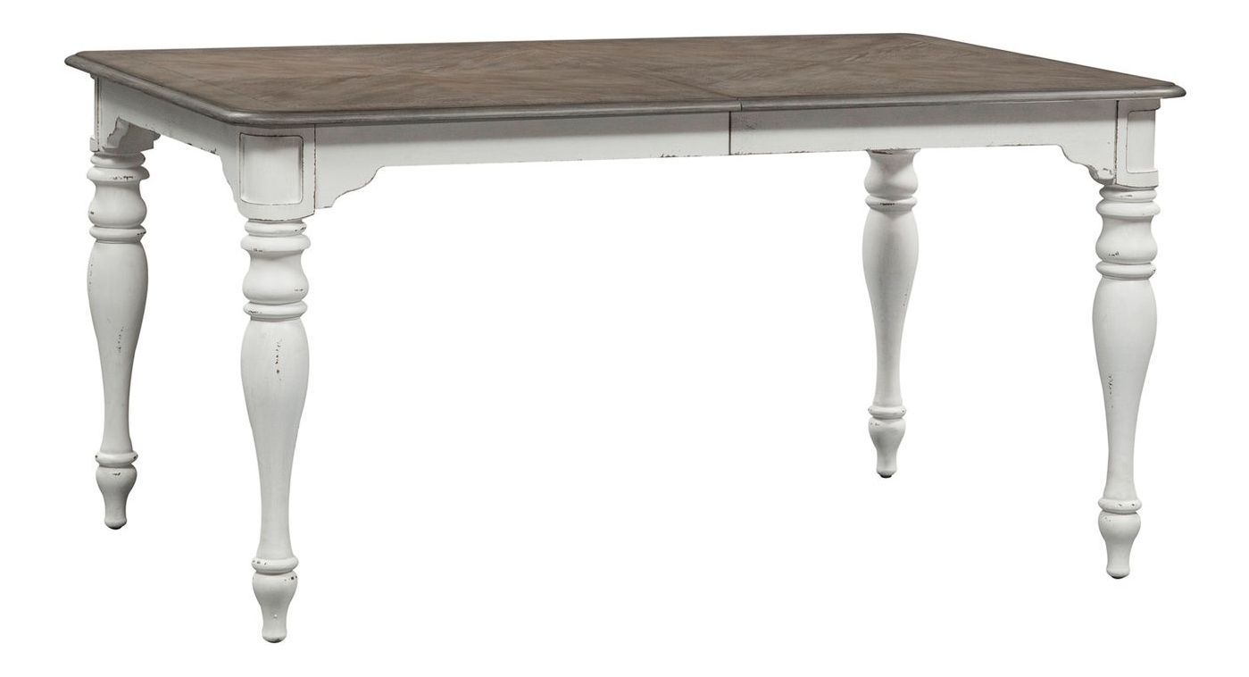 Magnolia Manor Extendable Dining Set | Antique White & Wood