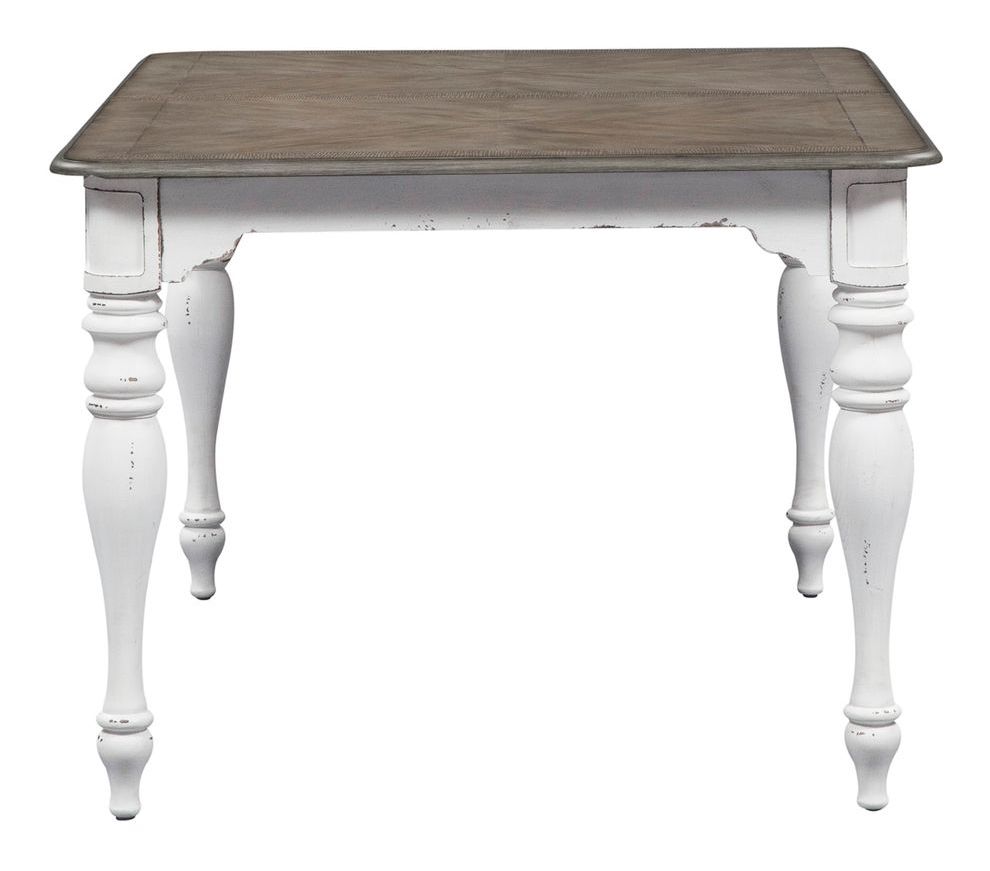 Magnolia Manor Extendable Dining Set | Antique White & Wood