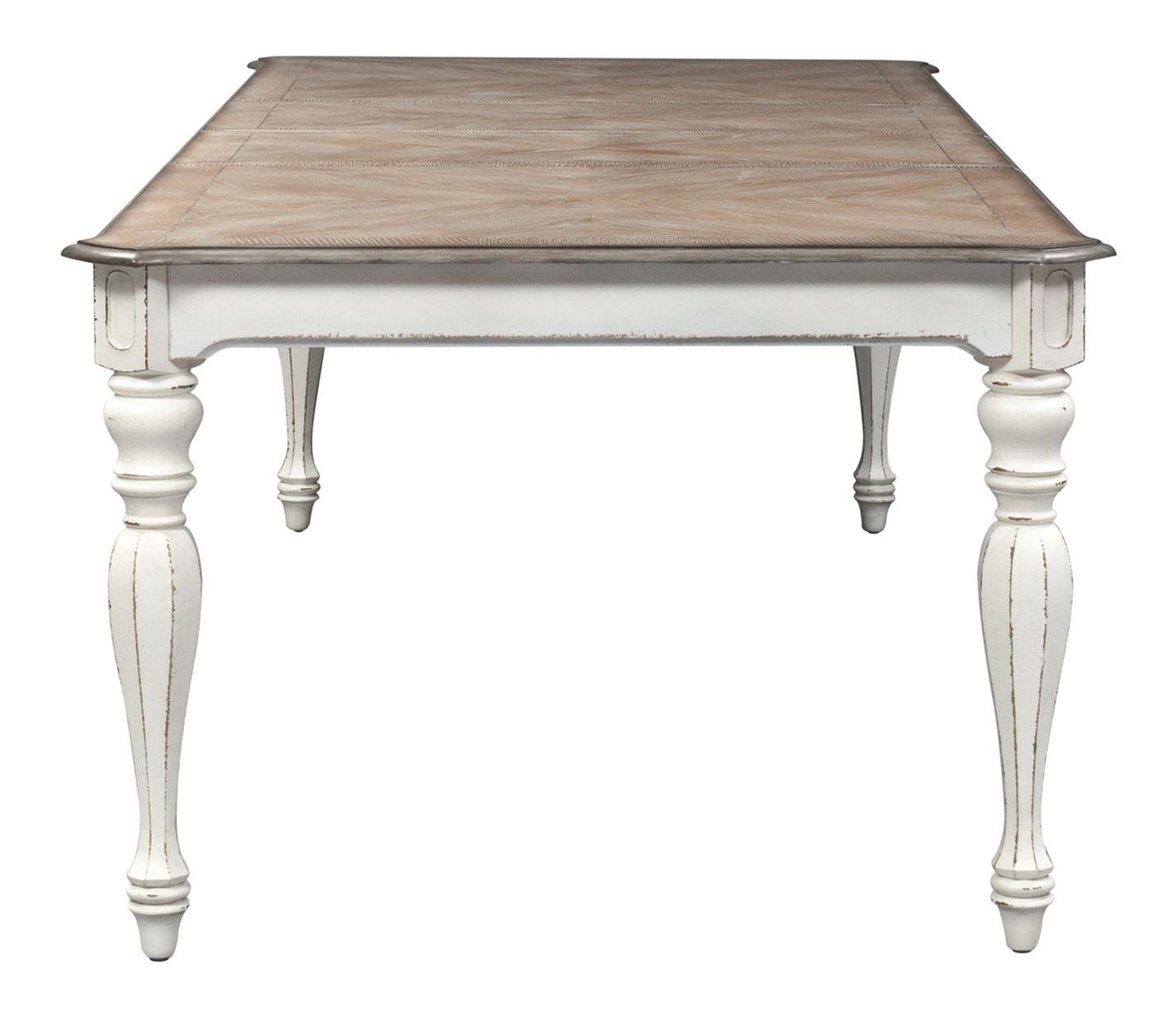Magnolia Manor 108-Inch Rectangular Wood Extendable Dining Table