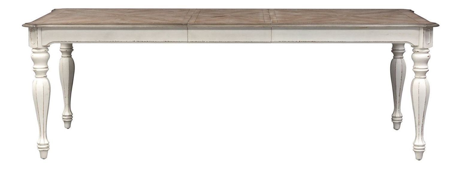 Magnolia Manor 108-Inch Rectangular Wood Extendable Dining Table