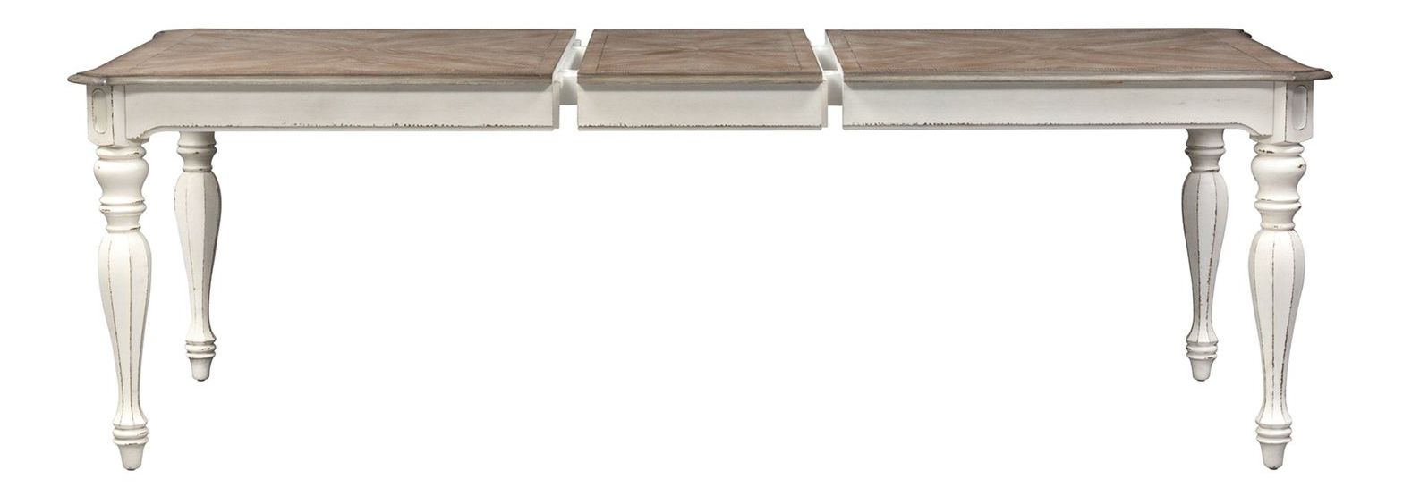 Magnolia Manor Farmhouse Dining Set | Antique White & Wood